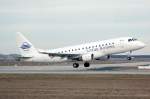 D-ALIB, ERJ-170-200LR, Frankfurt EDDF/FRA, 18.03.09, Cirrus ERJ-170 ist taking off from 18W (EOS50D +Sigma 50-500)
