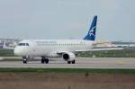 40-AOA, ERJ195, Frankfurt EDDF/FRA, 18.09.08, Montenegro Airlines ERJ195 line up RW18W (EOS40D + Sigma 50-500)