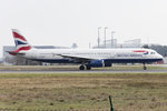 British Airways, G-EUXF, Airbus, A321-231, 02.04.2016, FRA, Frankfurt, Germany          