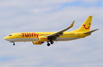 D-AHFW TUIfly Boeing 737-8K5(WL)  beim lANDEANFLUG IN fRANKFURT AM =&:=(: =!&