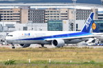 JA791A All Nippon Airways Boeing 777-381(ER)  zum Start in Frankfurt am 06.08.2016
