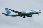 Uzbekistan Airways Boeing B76733P(ER)(BCF) UK67001, cn(MSN): 28370,
Frankfurt Rhein-Main International, 22.05.2016.
