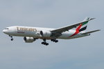 Emirates SkyCargo Boeing B777-F1H A6-EFO, cn(MSN): 42233,
Frankfurt Rhein-Main International, 22.05.2016.