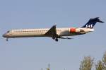SAS, LN-RMS, McDonnell Douglas, MD-81, 21.04.2009, FRA, Frankfurt, Germany     