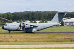Ein A400m der Luftwaffe am Bodensee Airport Friedrichshafen, 31.07.2023