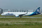 Alaska Airlines, D-AVXO, (later Reg.: N930VA),Airbus, A321-253N, 12.06.2019, XFW, Hamburg-Finkenwerder, Germany        