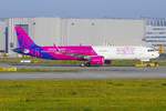 Wizz Air Abu Dhabi Airbus A321-271NX, A6-WZD (Test-Reg: D-AVXH), MSN 10391, 25.11.2020 Hamburg-Finkenwerder (XFW)