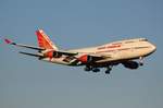 Air India, VT-EVA, MSN 28094, Boeing 747-437,06.07.2017, HAM-EDDH, Hamburg, Germany (Name: Agra) 