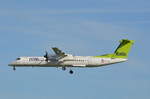 Air Baltic De Havilland Canada DHC-8 YL-BAJ im Anflug auf den Airport Hamburg Fuhlsbüttel Helmut Schmidt am 06.07.17
