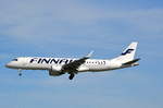 Finnair Embraer ERJ-190LR OH-LKF vor Landung auf dem Airport Hamburg Helmut Schmidt am 06.07.17
