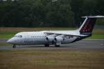Avro RJ85 der brussels airlines auf dem flughafen Hamburg