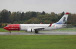 Norwegian Air International, EI-FVS,MSN 42087, Boeing 737-8JP(WL), 22.10.2017, HAM-EDDH, Hamburg, Germany (Name: Benito Perez Galdos)