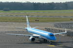 KLM-Cityhopper Embraer 190LR PH-EZA am 07.04.18 am Airport Hamburg Helmut Schmidt aufgenommen.