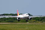 Germanwings Airbus A319-100 D-AKNH vor der Landung auf dem Airport Hamburg Helmut Schmidt am 21.05.18