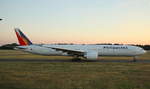 Philippine Airlines, RP-C7779,MSN 61731, Boeing 777-3F6(ER), 06.06.2018, HAM-EDDH, Hamburg, Germany (Tankstopp in Hamburg) 