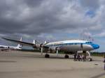 L-1049F Super Constellation Baujahr 1955. Die Breitling Super Constellation „Star of Switzerland“ ist eine der letzten fliegenden Super Constellations weltweit. Gesehen bei den Airport Days Hamburg 2007