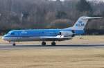 KLM Cityhopper,PH-KZS,(c/n 11540),Fokker F-70,06.03.2012,HAM-EDDH,Hamburg,Germany