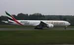 Emirates,A6-EGO,(c/n35598),Boeing 777-31H(ER),04.05.2012,HAM-EDDH,Hamburg,Germany(Remark-1000th 777)