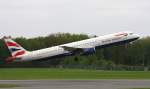 British Airways,G-EUXG,(c/n2351),Airbus A321-231,06.05.2012,HAM-EDDH,Hamburg,Germany