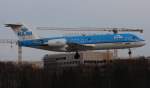 KLM Cityhopper,PH-KZK,(c/n11581),Fokker F70,04.01.2014,HAM-EDDH,Hamburg,Germany