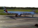 A6-EGR Emirates Boeing 777-31H (ER)   gelandet in Hamburg  02.05.2014