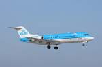 Fokker F70 (PH-WXC), KLM cityhopper.