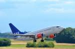 SAS Boeing 737-600 SE-DOR beim Start vom Airport Hamburg Fuhlsbüttel am 29.06.14