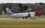 Norwegian Air Shuttle, LN-DYJ, (c/n 39045),Boeing 737-8JP (WL), 05.04.2015, HAM-EDDH, Hamburg, Germany (Taufname :Georg Brandes) 