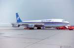 Cypres Airways 5B-DAP Boeing B707-123 auf dem Flughafen Hamburg (Hamburg Airport) Mitte der 80'ger Jahre...