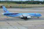 D-ATUE TUIfly Boeing 737-8K5(WL)  zum Gate am 15.06.2015 in Hamburg