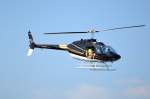 Bell 206B JetRanger D-HHWF im Überflug bei den Hamburg Airport Days am 22.08.15