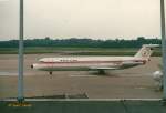 BAC 1-11 561 RC – TAROM, YR-BRD, in Rumänien gebaute Maschine, Flughafen Hamburg (HAM)   / Foto aus 1988 (Scan vom Foto)