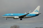 KLM Royal Dutch Airlines, PH-BGL, (c/n 30369),Boeing 737-7K2 (WL), 24.04.2016, HAM-EDDH, Hamburg, Germany (Name: Rietzanger /Warbler) 