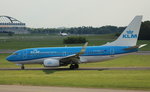 KLM Royal Dutch Airlines, PH-BGP, (c/n 38127),Boeing 737-7K2 (WL), 11.05.2016, HAM-EDDH, Hamburg, Germany (Name: Pelican)