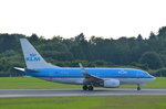 KLM Boeing 737-700 PH-BGO beim Start in Hamburg Fuhlsbüttel am 22.06.16