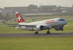 Swiss Global Air Lines, HB-JBB,(c/n 50011),Bombardier CS 100,30.10.2016, HAM-EDDH, Hamburg, Germany 