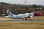 Norwegian, EI-FHX, (c/n 40866),Boeing 737-8JP(WL), 14.01.2017, HAM-EDDH, Hamburg, Germany (Name: Aasmund Olavsson Vinje) 