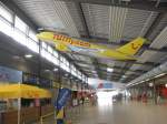 Gro-Modell eines TUIfly-Airbus A310 im Baden-Airpark-Terminal
