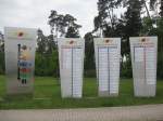 Informationstafeln bei der Einfahrt der Strae zum Baden-Airpark (08.05.10)