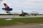Lufthansa Cargo  Mc Donnell Douglas (Boeing) MD-11F  Baden-Airpark  26.08.10