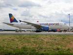 Airbus A320-214 - 5P LLX Small Planet Airlines Germany stored 22.11.2017 BUD - 2529 - D-ASPG - 08.07.2016 - CGN