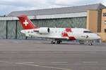 Bombardier CL-600-2B16 Challenger 650 - REGA Swiss Air Rescue - 6092 - HB-JWA - 05.09.2019 - CGN