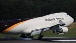 UPS, Boeing 747-44A(F), N573UP, Cologne Bonn Airport(CGN), 11.07.2021