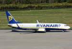 B 737-8AS Ryanair, EI-EFF taxy at CGN - 19.10.2014
