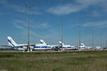 4x AN124-100 auf dem Flughafen Leipzig/Halle, 05.05.18