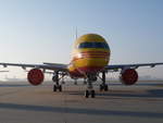 DHL Air - European Air Transport, Boeing 757-200F D-ALEU @ Leipzig/Halle (LEJ) / 01.Jan.2020