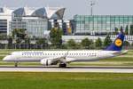 Lufthansa Regional -CityLine- (CH-CLH), D-AEMD, Embraer, 195 LR (190-200 LR), 22.08.2017, MUC-EDDM, München, Germany 