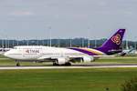 Thai Airways International (TG-THA), HS-TGF  Sri Ubon , Boeing, 747-4D7, 22.08.2017, MUC-EDDM, München, Germany 