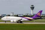 Thai Airways International (TG-THA), HS-TGF  Sri Ubon , Boeing, 747-4D7, 22.08.2017, MUC-EDDM, München, Germany 