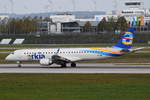 4X-EMC Arkia - Israeli Airlines Embraer ERJ-195AR (ERJ-190-200 IGW)  , MUC , 07.10.2017